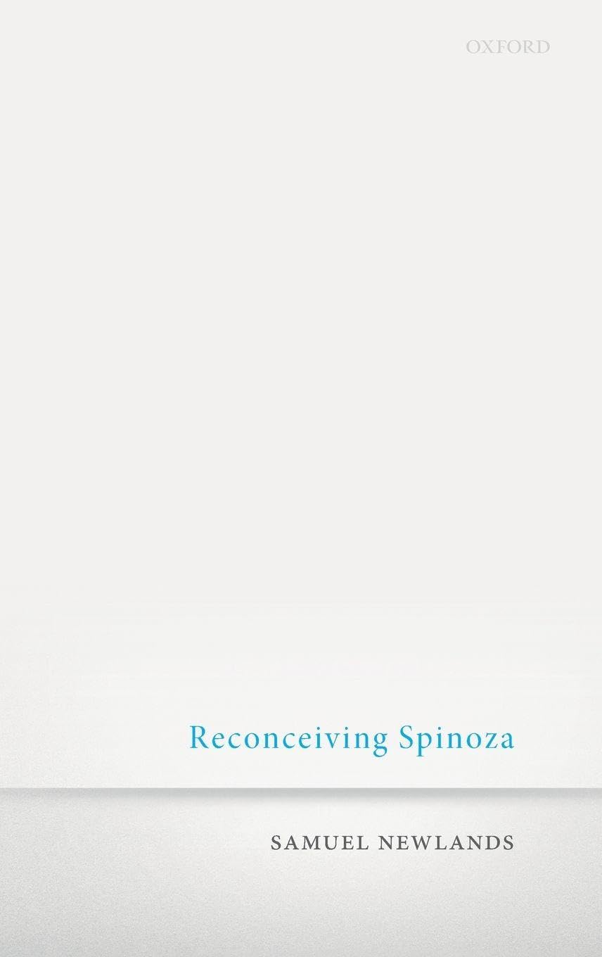 Reconceiving Spinoza cover